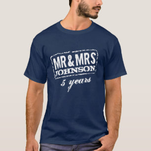 Camisas do aniversário de Personalizable para o