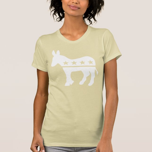 Camisas do asno de Democrata (Frente)