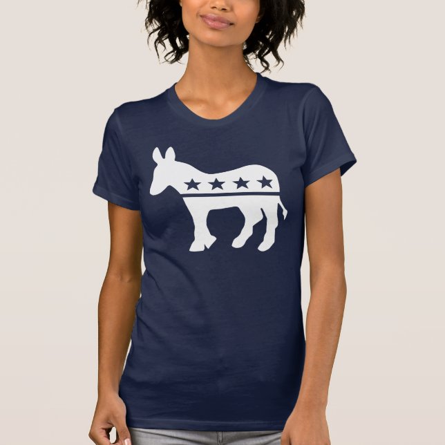 Camisas do asno de Democrata (Frente)