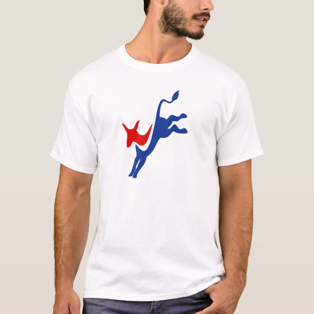 Camisas do asno T de Democrata (Frente)