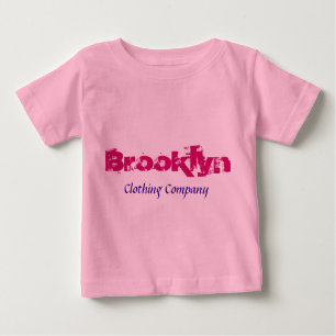 Camisas do bebê de Brooklyn Nome Roupa Empresa