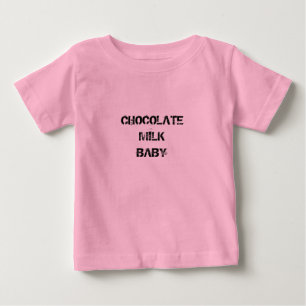 CAMISAS DO BEBÊ DO LEITE DE CHOCOLATE
