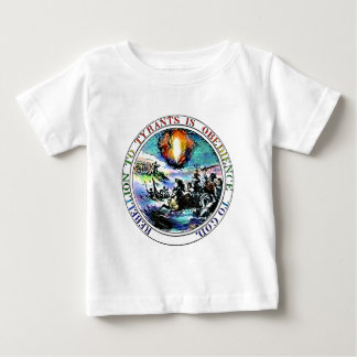 Camisas do bebê do patriota