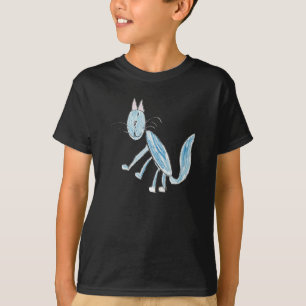Camisas do gato azul