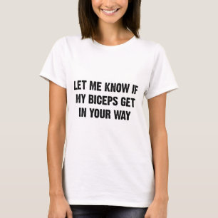 Camisas do Gym T - bíceps