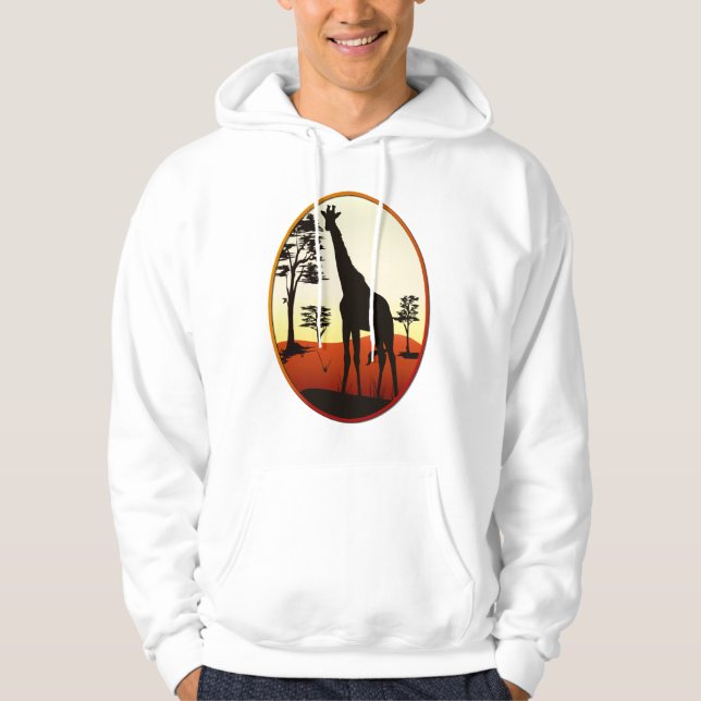 Camisas do Oval do girafa (Frente)