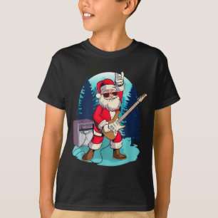 Camisas do Papai Noel para guitarristas Presente p