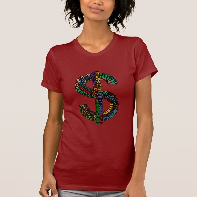 Camisas do sinal de dólar (Frente)