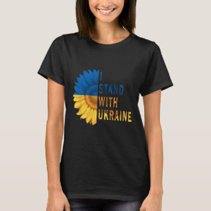 Camisas do Sol Ucrânia Bandeira Eu Apoio a Ucrânia
