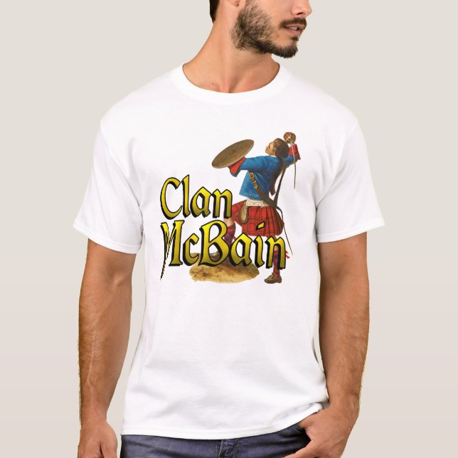 Camisas dos jogos das montanhas de McBain do clã (Frente)