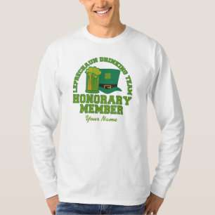 Camisas e jaquetas da Equipe do Bebendo Leprechaun