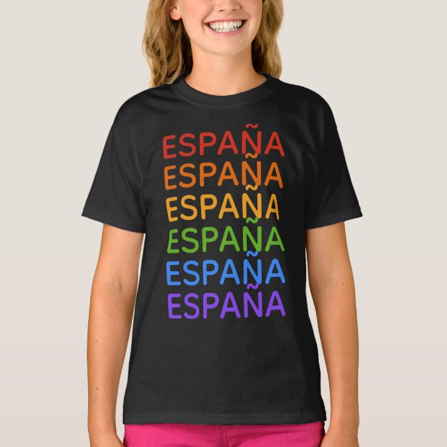 Camisas e jaquetas da Espanha Rainbow España (Frente)