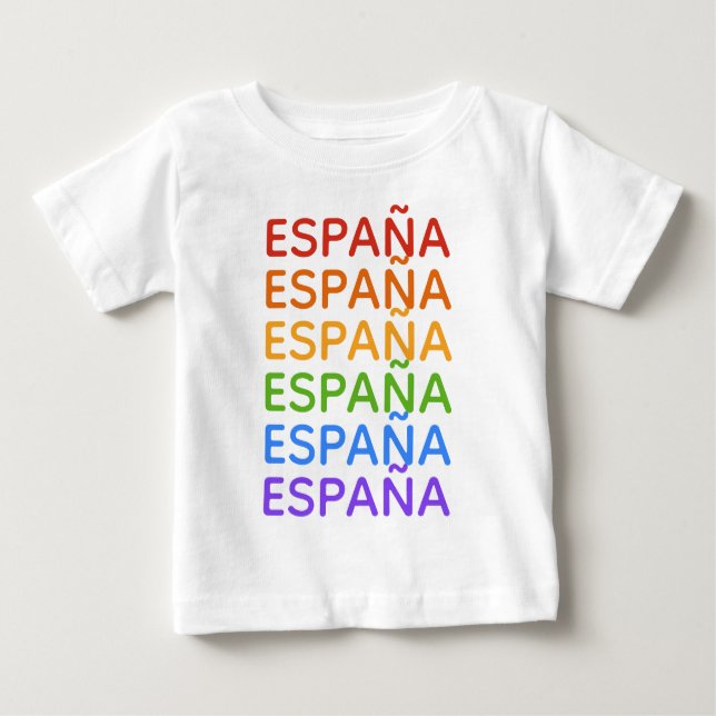 Camisas e jaquetas da Espanha Rainbow España (Frente)