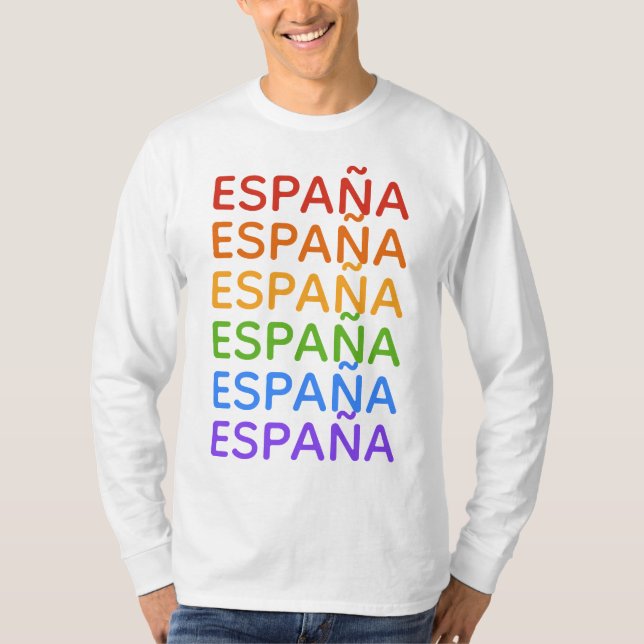 Camisas e jaquetas da Espanha Rainbow España (Frente)