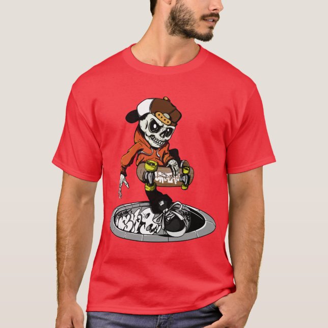 Camisas e jaquetas da Zombie Skater (Frente)