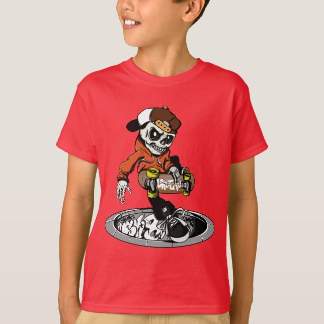 Camisas e jaquetas da Zombie Skater (Frente)