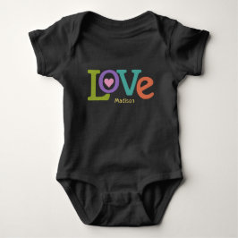 Camisas e jaquetas de amor coloridas