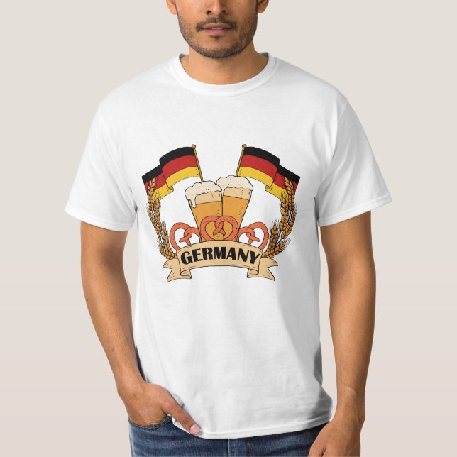 Camisas e jaquetas de cerveja alemãs (Frente)