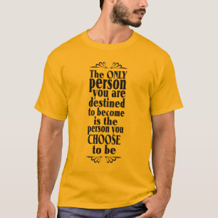 Camisas e jaquetas de ESCOLHA Motivativa