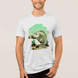 Camisas e jaquetas de peixes bebendos