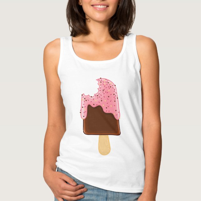 Camisas e jaquetas de picolé sorvete (Frente)