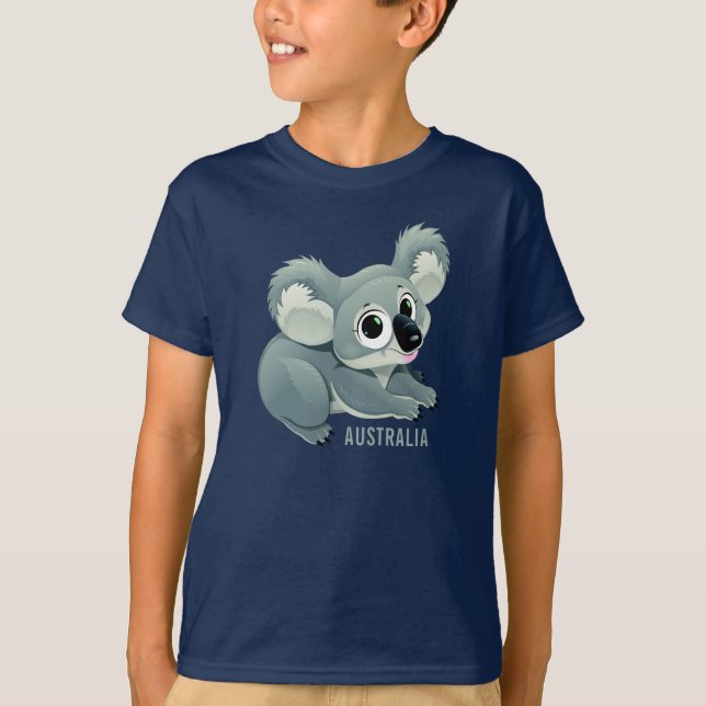 Camisas e jaquetas de texto personalizadas do Koal (Frente)