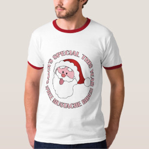 Camisas e jaquetas do bigode dos papais noeis