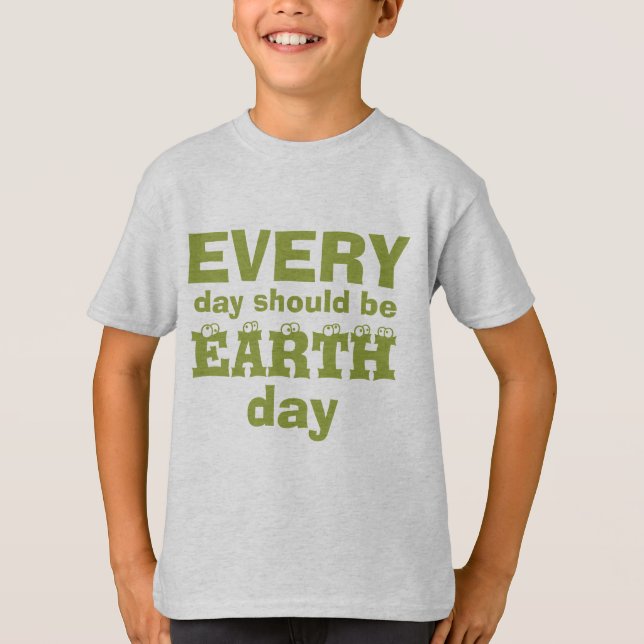 Camisas e jaquetas do Dia da Terra (Frente)