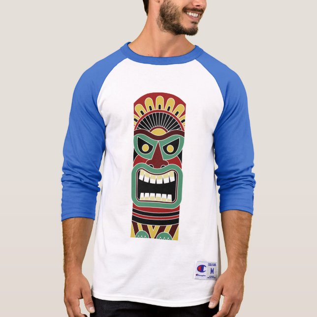 Camisas e jaquetas legal Tiki Totem (Frente)