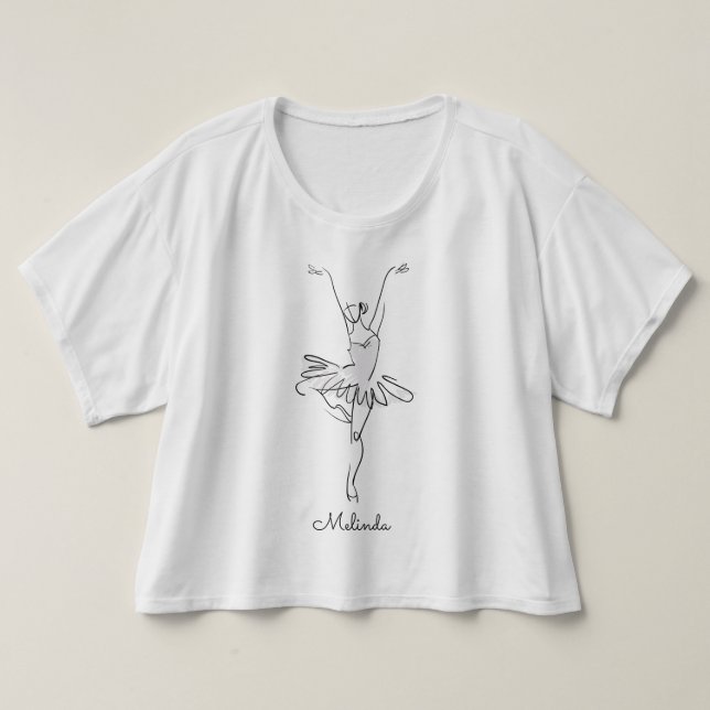 Camisas e jaquetas personalizadas da Ballerina (Frente do Design)