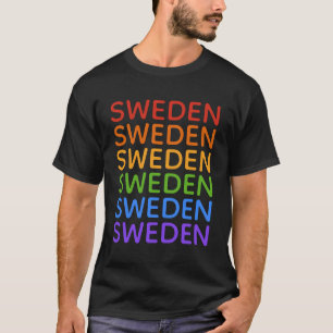 Camisas e jaquetas Suecias arco-íris