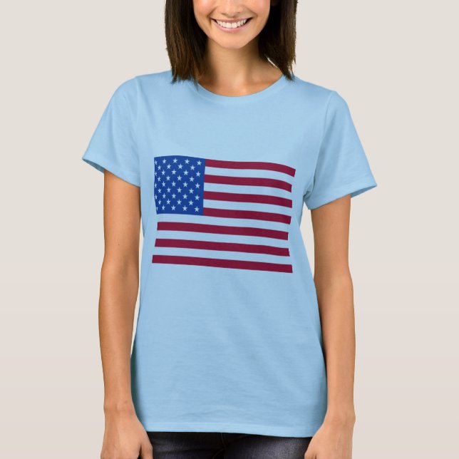 Camisas e presentes da bandeira americana T (Frente)