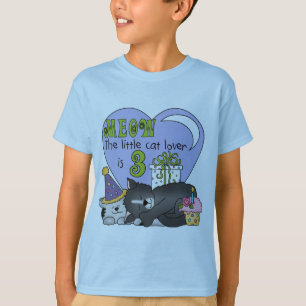 Camisas e presentes de aniversário de 3 anos de to