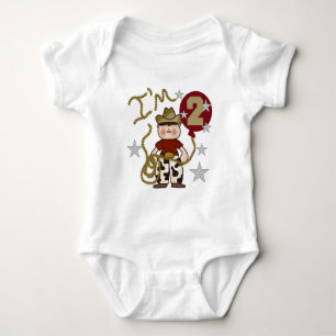 Camisas e presentes de segundo aniversário de cowb