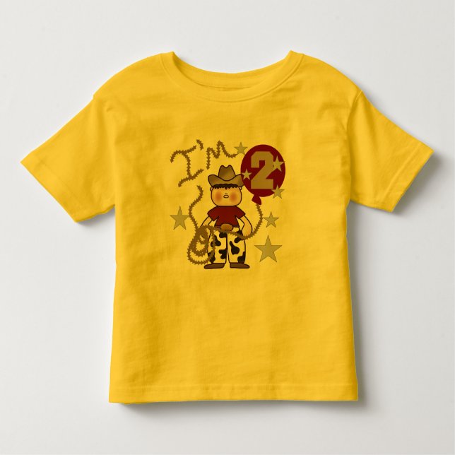 Camisas e presentes de segundo aniversário de cowb (Frente)