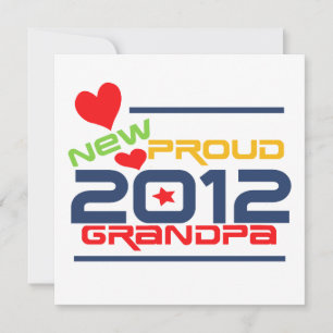 Camisas e presentes do vovô orgulhosos de 2012