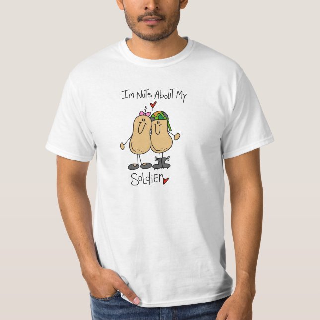 Camisas e Presentes Maluca Pelo Meu Soldado (Frente)