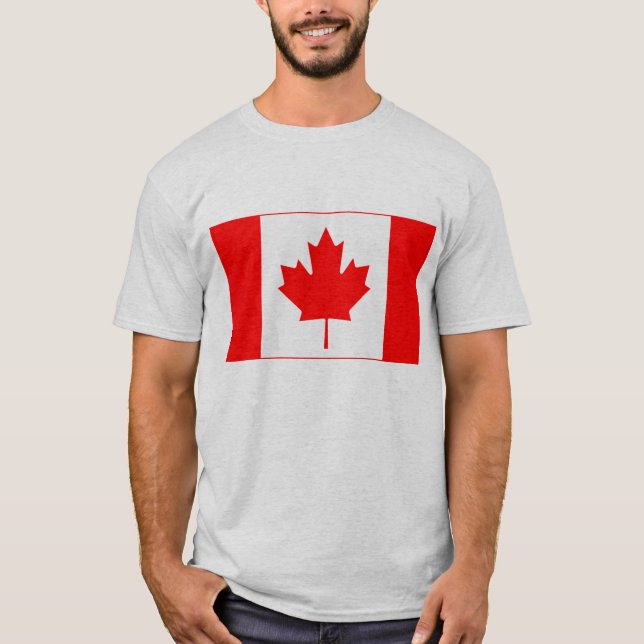 Camisas e produtos canadenses da bandeira T (Frente)