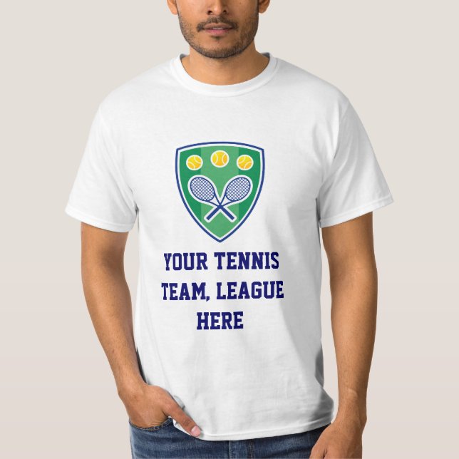 Camisas e Suéteres da Liga tênis. Personalizável (Frente)