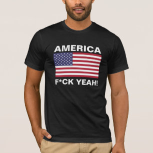 Camisas engraçadas - AMÉRICA, F*CK YEAH!