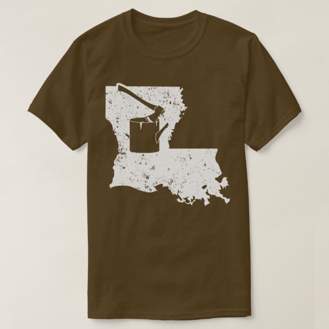 Camisas Engraçadas Camisas da Louisiana (Frente do Design)