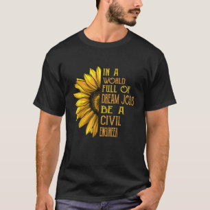 Camisas Engraçadas de Girassol Camisas de Engenhei