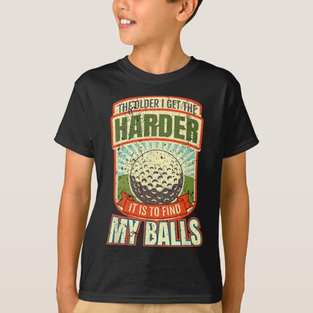 Camisas engraçadas de golfe para homens (Frente)