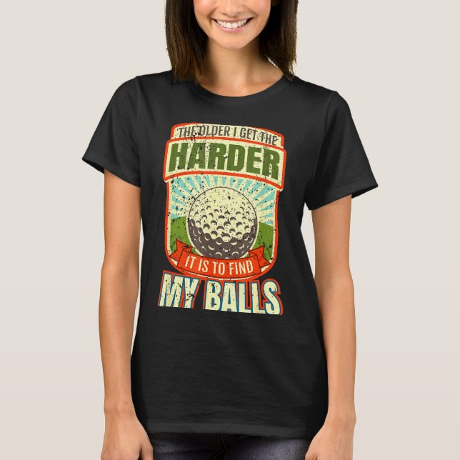Camisas engraçadas de golfe para homens, engraçado (Frente)