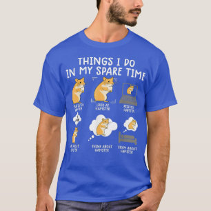 camisas engraçadas de hamster para mulheres martel