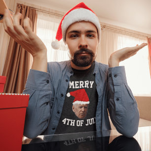 CAMISAS ENGRAÇADAS DE NATAL JOE BIDEN