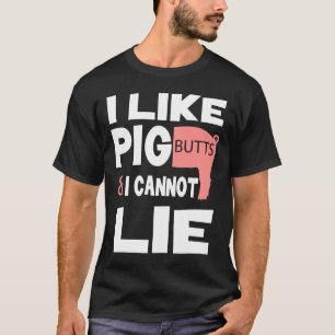 Camisas Engraçadas Eu Gosto De Bumbuns De Porcos E