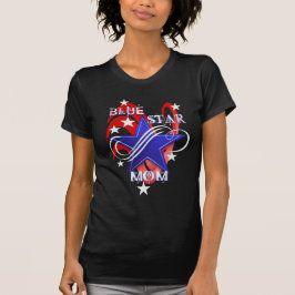 Camisas extravagantes da mamã da estrela azul