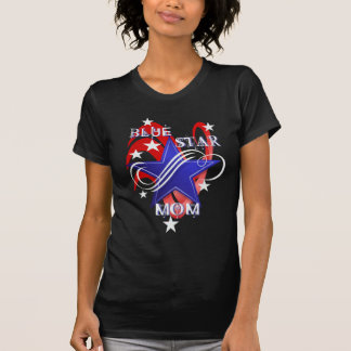 Camisas extravagantes da mamã da estrela azul