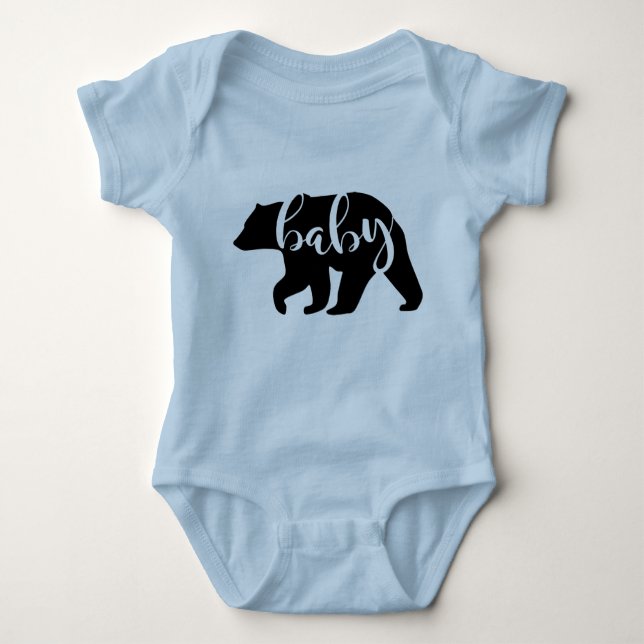 Camisas Familiares De Urso Azul Que Correspondem (Frente)